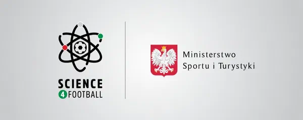 Logotypy kongresu Science4Football oraz Ministerstwa Sportu i Turystyki.