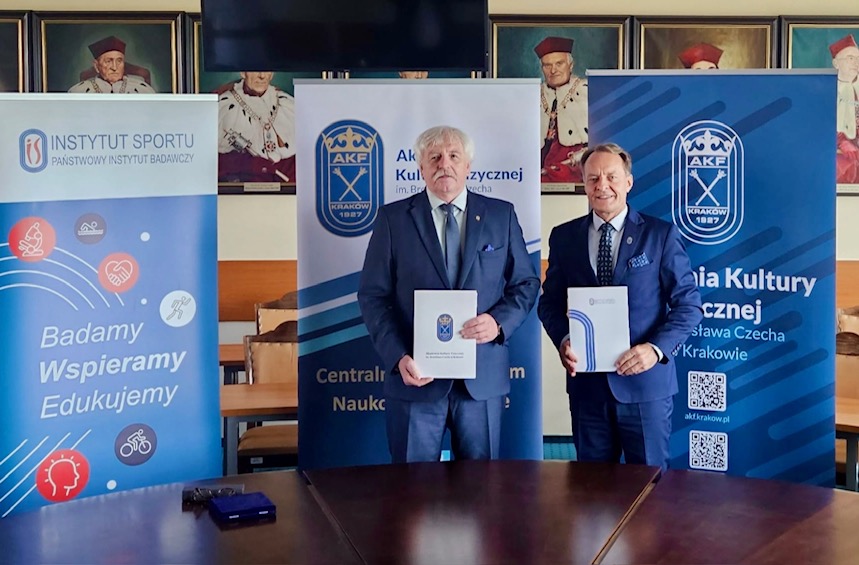 Partnerstwo Instytutu Sportu - PIB i Akademii Kultury Fizycznej w Krakowie