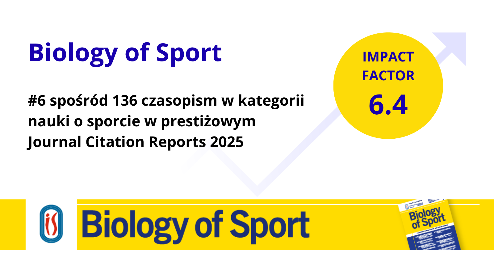 Czasopismo Biology of Sport z rekordowym wskaźnikiem Impact Factor