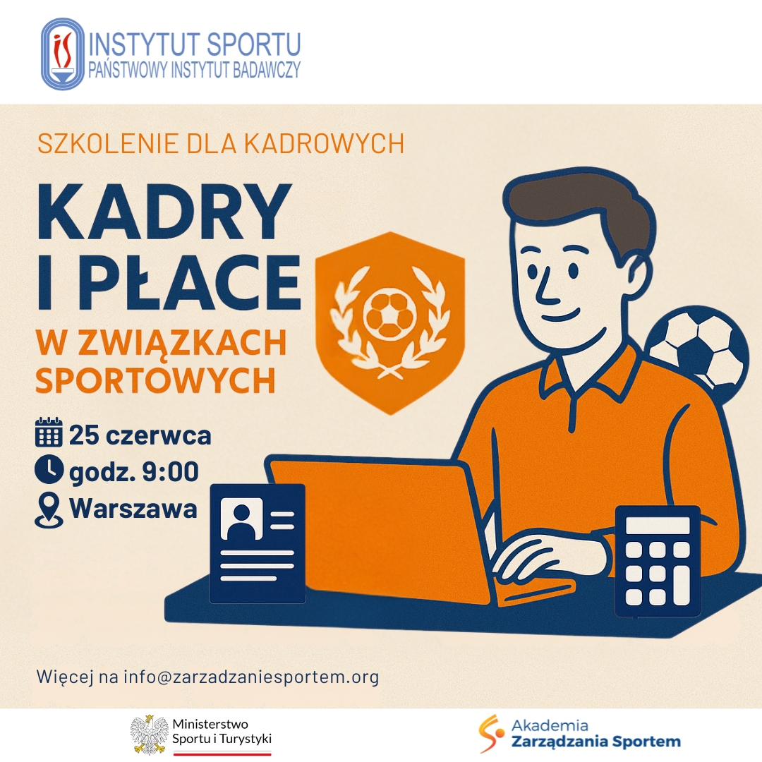 Szkolenie AZS - pn. „Kadry i płace w związkach sportowych- szkolenie dla kadrowych”
